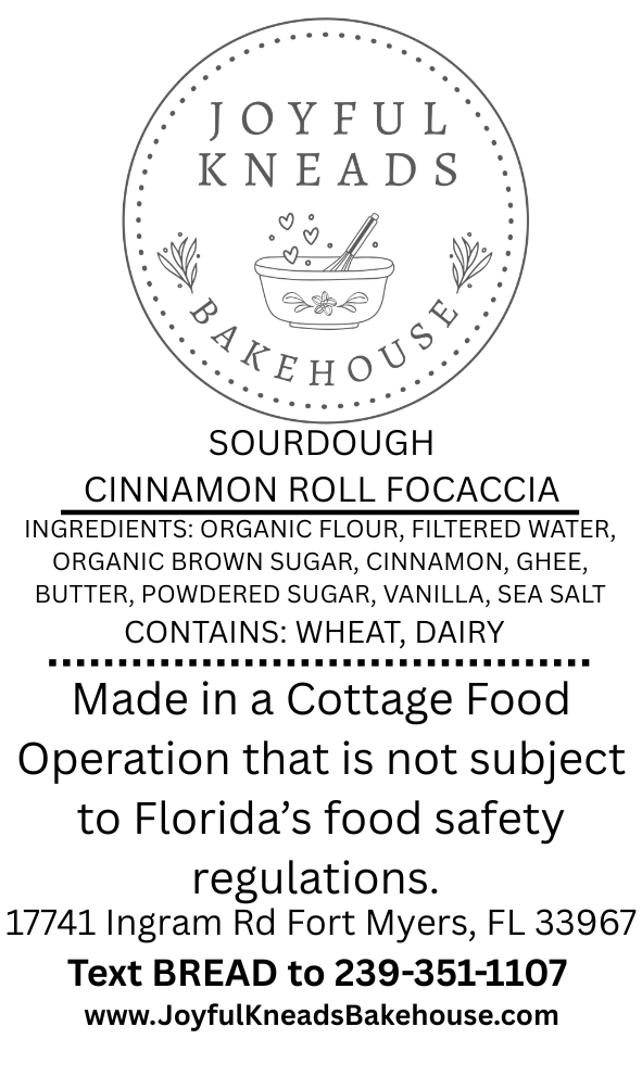 SCOTLYNN CORP:  Cinnamon Roll Focaccia Square