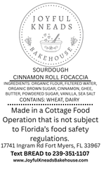 SCOTLYNN CORP:  Cinnamon Roll Focaccia Square
