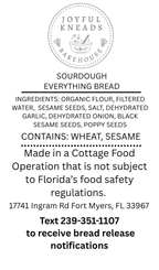 Everything Sourdough Loaf