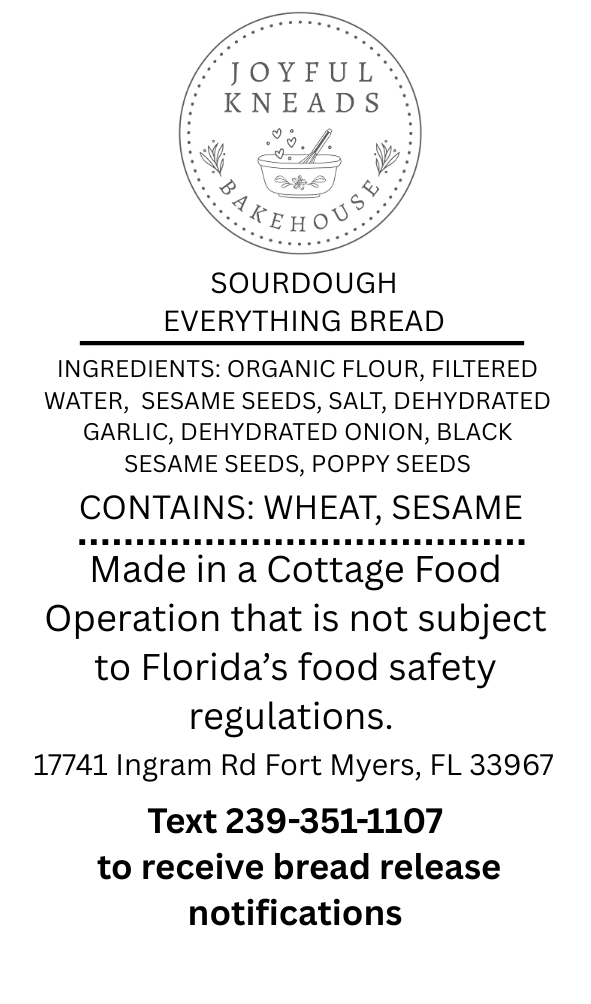 Everything Sourdough Loaf