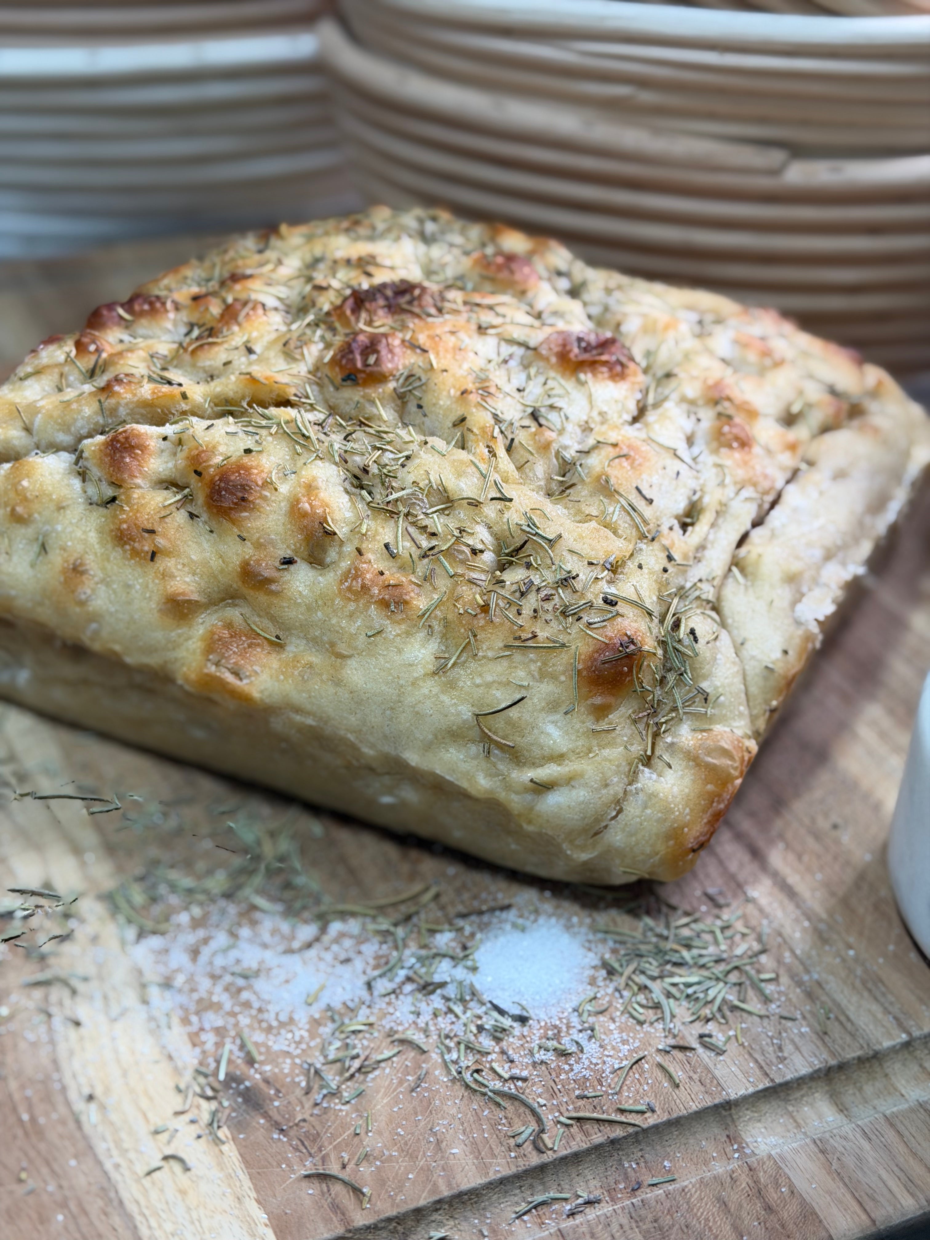 Focaccia w/Rosemary Sourdough